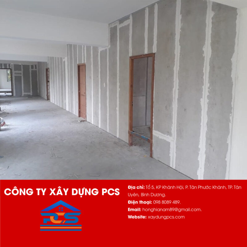 Xây dựng PCS là đơn vị chuyên thi công vách thạch cao giá rẻ, uy tin và chất lượng đặt lên hàng đầu