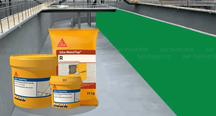 Báo giá thi công chống thấm Sika – Dịch vụ chuyên nghiệp từ công ty xây dựng PCS