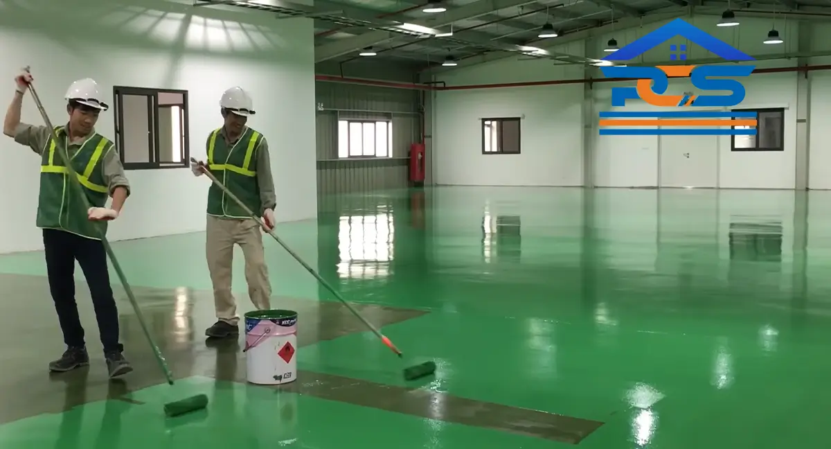 Thi công sơn Epoxy Nhà xưởng: Giải pháp hiện đại cho nền xưởng
