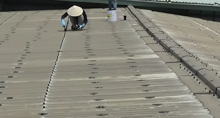 Sử dụng vật liệu chống dột mái tôn nhà xưởng chính hãng giúp gia tăng tuổi thọ của công trình