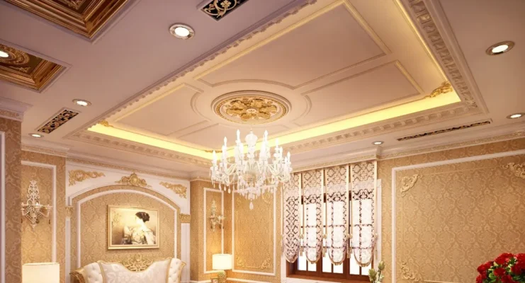 Mẫu la phông trần cổ điển